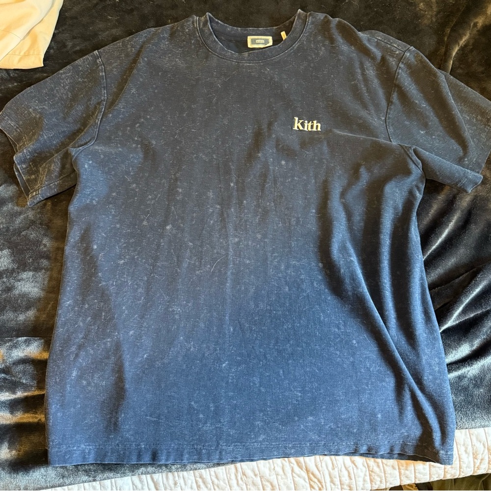 Kith Navy Washed Tee